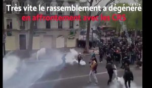 Premier tour : affrontements entre antifas et CRS lors d'une "Nuit des barricades"