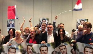 Présidentielle : l'annonce des résultats au QG d'"En Marche !" à Avignon