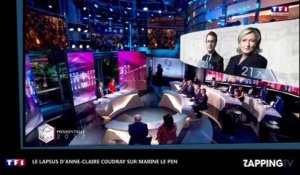 Marine Le Pen : L'amusant lapsus d'Anne-Claire Coudray (vidéo)