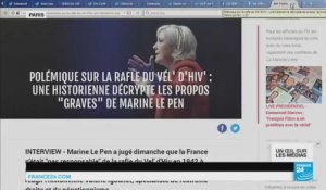Rafle du Vel d'Hiv : un dérapage contrôlé de Marine Le Pen ?