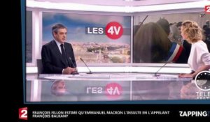 Emmanuel Macron : François Fillon s'est senti "insulté" d'être appelé "François Balkany" (Vidéo)