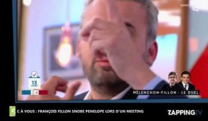 François Fillon ignore totalement Penelope Fillon lors de son meeting à Paris (Vidéo)