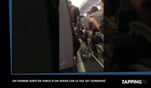 Un homme sorti avec violence d'un avion car le vol est surbooké, la vidéo polémique