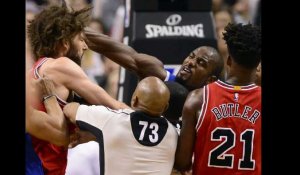 Public Buzz : Une énorme bagarre éclate en NBA entre Robin Lopez et Serge Ibaka
