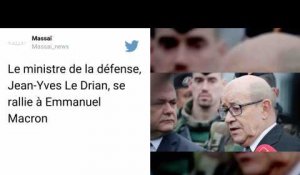 Coup dur pour Hamon, Le Drian s'engage auprès de Macron