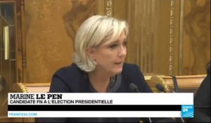 Marine Le Pen : "j'ai toujours pris position contre les sanctions qui ont frappé la Russie"