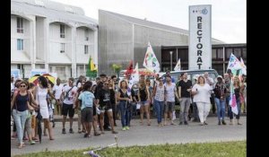 Premier jour de grève générale illimitée en Guyane