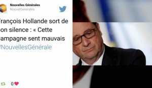 François Hollande sort de son silence : « Cette campagne sent mauvais »
