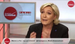 "Je ne ferai rien contre l'avis des français" Marine Le Pen (12/04/2017)