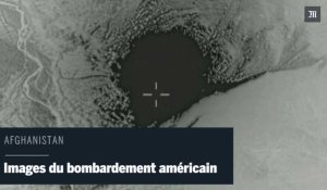 Afghanistan : images du bombardement américain