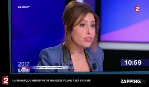 François Fillon fait une remarque sexiste à Léa Salamé et indigne les internautes (Vidéo)