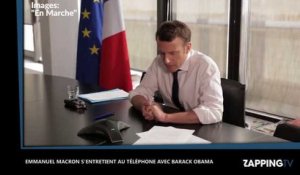Emmanuel Macron : Son coup de fil à Barack Obama dévoilé (vidéo)