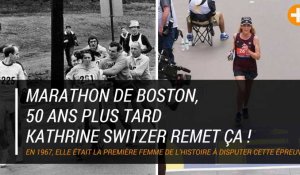 Marathon de Boston, 50 ans plus tard Kathrine Switzer remet ça !