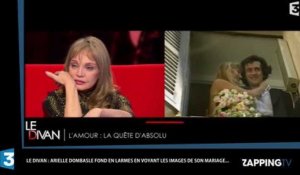 Arielle Dombasle en larmes face aux images de son mariage avec Bernard-Henri Lévy dans Le Divan (Vidéo)