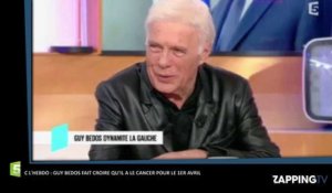 C l'hebdo : Guy Bedos fait croire qu'il a le cancer comme Johnny Hallyday (vidéo)