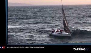 Etats-Unis : quatre personnes font un accident de bateau spectaculaire (video)