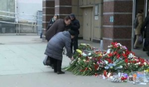 Saint-Pétersbourg en deuil au lendemain d'un attentat