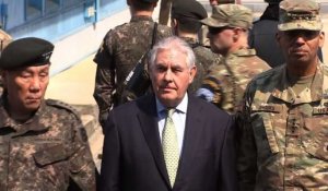 Corée: Tillerson en visite dans la Zone démilitarisée