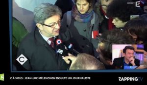 Jean-Luc Mélenchon insulte un journaliste de C à Vous et le fait éjecter de son meeting
