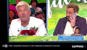 TPMP - Cyril Hanouna : il imite Arthur avec Benjamin Castaldi ! (vidéo)