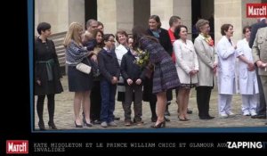 Kate Middleton et le prince William chics et glamour aux Invalides