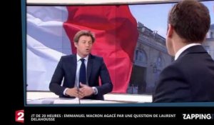 Emmanuel Macron : Agacé par une question de Laurent Delahousse, il s'énerve (Vidéo)