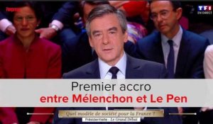 Premier accro entre Mélenchon et Le Pen