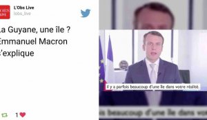 Macron : "Je n'ai jamais pensé que la Guyane était une île"