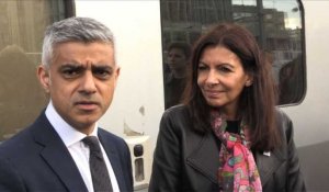 Anne Hidalgo accueille le maire de Londres à Paris