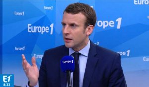 Présidentielle: Macron "remercie" Valls de son soutien