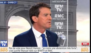 Valls annonce qu'il votera pour Macron