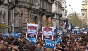 Colère des étudiants hongrois:une université menacée par une loi