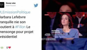 Barbara Lefebvre, la prof qui a débattu avec Macron lors de l'Emission politique, nie formellement participer à la campagne de Fillon