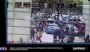 Chine : un ouvrier sauvé in extremis par un spécialiste des arts martiaux (vidéo)