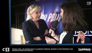 Marine Le Pen s'énerve contre Laurence Ferrari en direct sur C8 (vidéo)