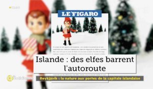Islande : des elfes empêchent la construction d'une autoroute ! - ZAPPING ACTU DU 10/03/2017