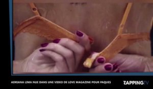 Adriana Lima mange du chocolat nue sous sa douche pour Pâques (vidéo)