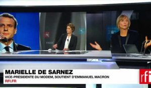 Marielle de Sarnez, vice-présidente du MoDem, députée européenne, soutien d'Emmanuel Macron
