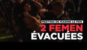 Deux Femen évacuées du meeting de Marine Le Pen au Zénith de Paris