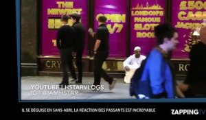 Il se déguise en religieux musulman et sans-abri, la réaction des passants est incroyable (Vidéo)