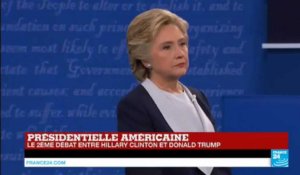 Débat US : Hillary Clinton s'explique sur ses insultes contre les supporters de Trump