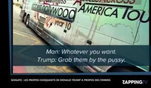 Elections américaines : "Je les attrape par la ch***e", les propos choc  de Donald Trump (vidéo)