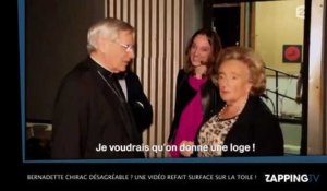 Bernadette Chirac désagréable ? Une vidéo refait surface sur Twitter !