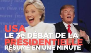 Clinton - Trump : ce qu'il faut retenir du 3e débat de la présidentielle US