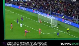 Lionel Messi punit Pep Guardiola et Manchester City en inscrivant un triplé (vidéo)