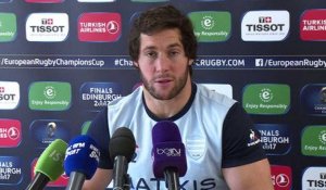 Champions cup      Leicester Tigers - Racing 92: conférence d'avant match de Maxime Machenaud