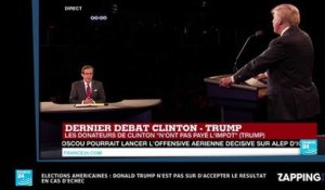 Élections américaines : Donald Trump dénonce des élections truquées, il ne veut pas accepter une défaite (Vidéo)