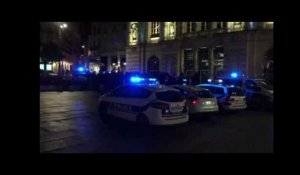 Manifestation de policiers à Angers