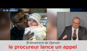 Enlèvement de Djenah: le procureur lance un appel au père de l'enfant