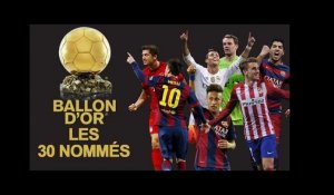 Ballon d'Or 2016 : les 30 nommés !